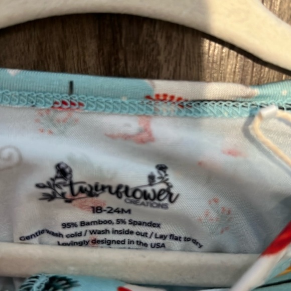 Twinflower bamboo Christmas Jammie’s size 18-24 months - Picture 3 of 6